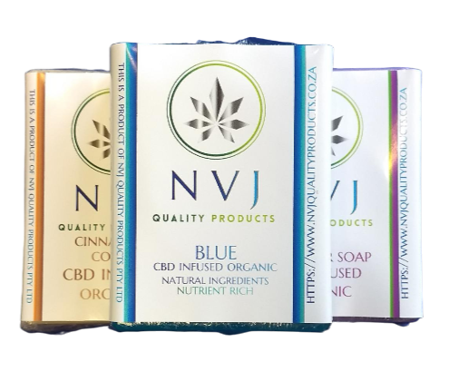 NVJ - Rose and Rosemary Soap – 75g CBD Infused